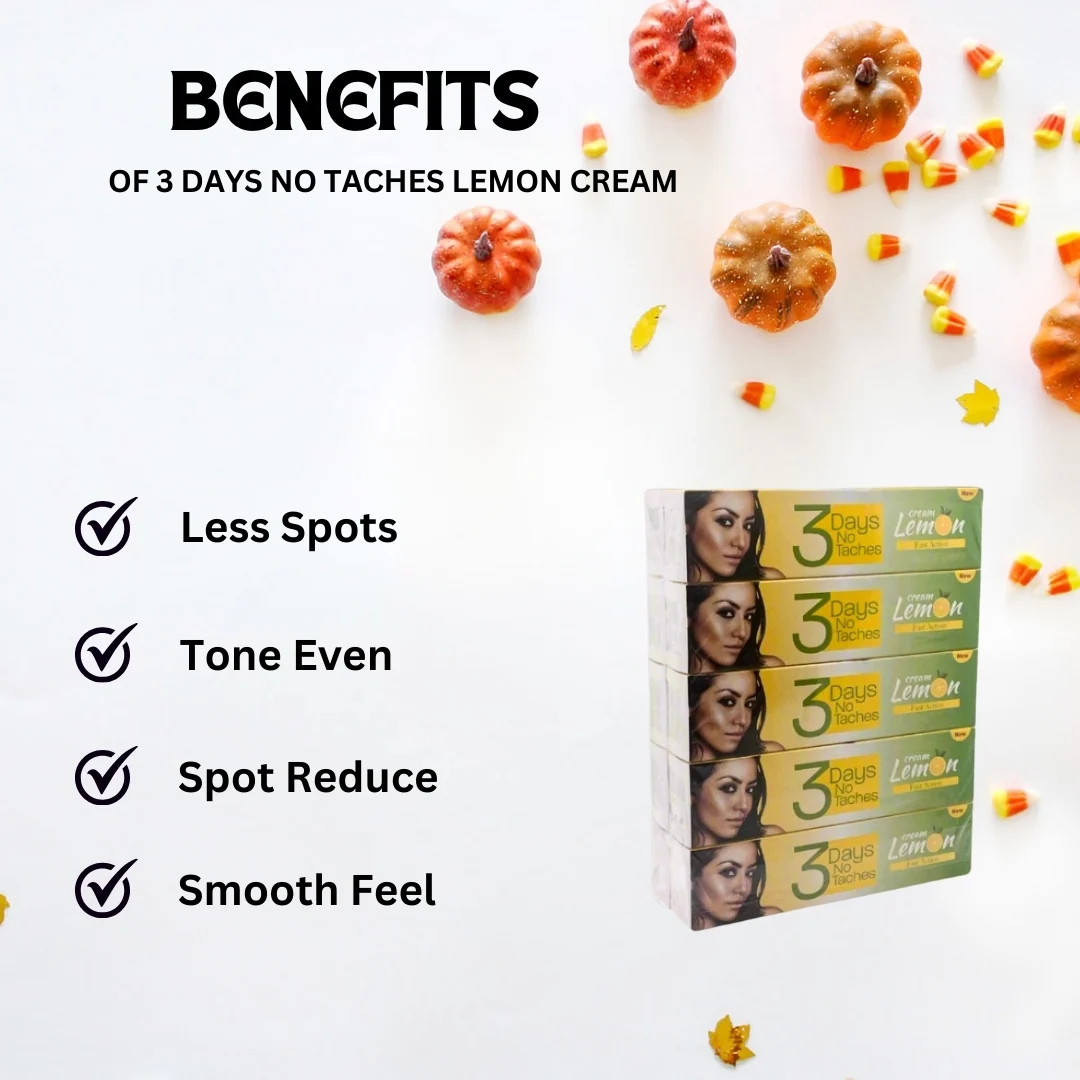 3 Days No Taches Lemon Cream (PACK OF 10) - Image 4