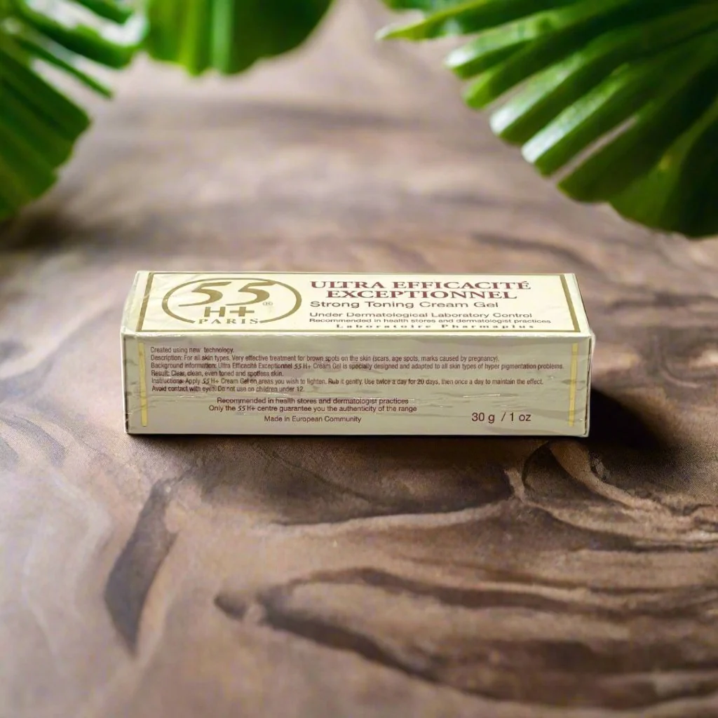 55H+ Paris Ultra Efficacite Exceptionnel Strong Toning Cream Gel 1 oz - Image 4