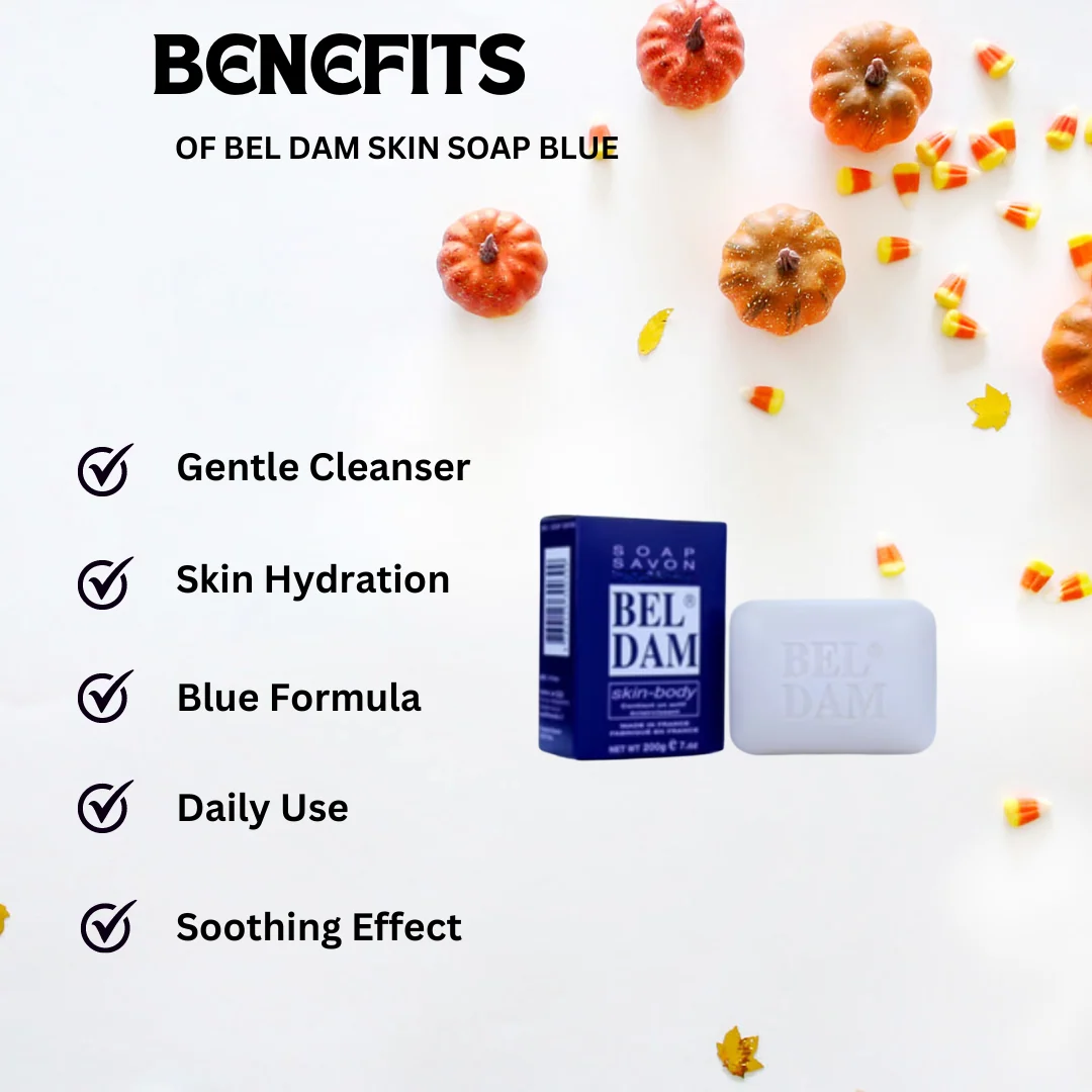 Bel Dam Skin Soap Blue 7 oz - Image 2