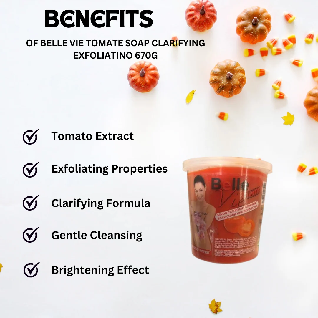 Belle Vie Tomate Soap Clarifying Exfoliatino 670g - Image 2