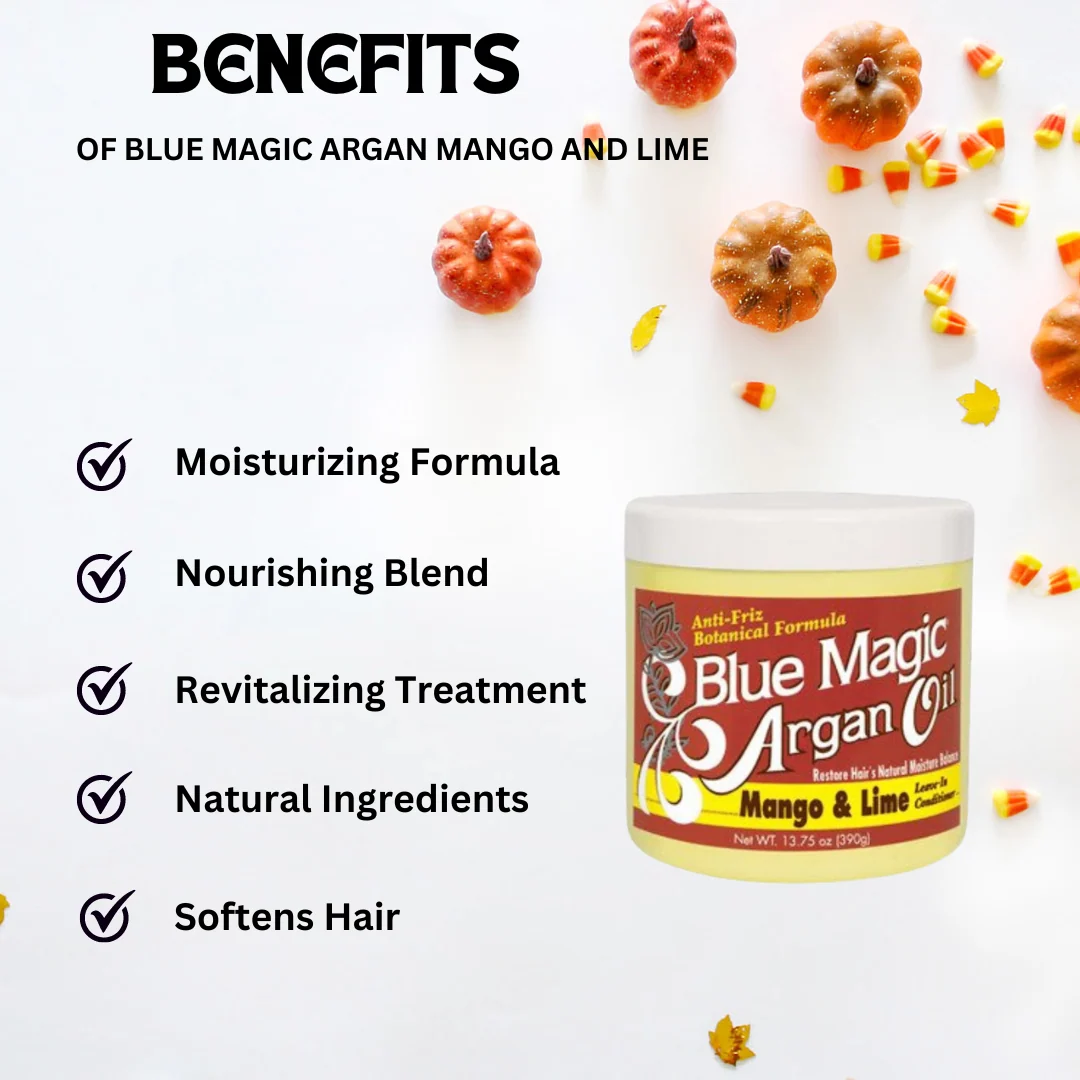 Blue Magic Argan Oil Mango and Lime 13.75 oz - Image 2