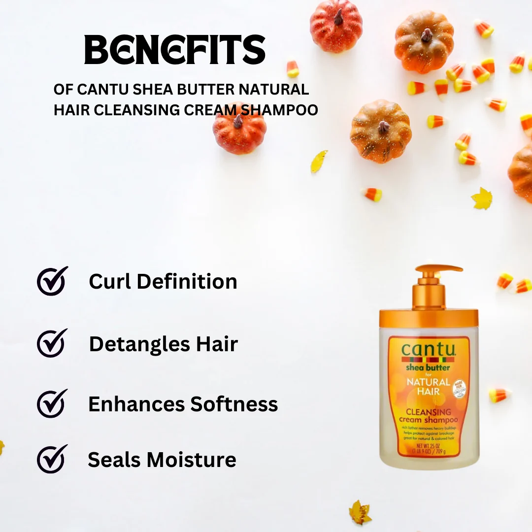 Cantu Shea Butter Natural Hair Cleansing cream shampoo 25oz - Image 3