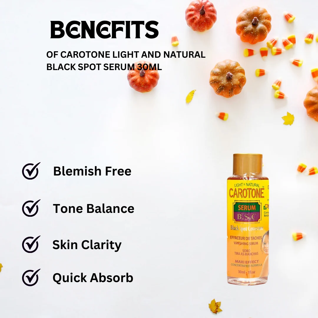 Carotone Light and Natural Black Spot Serum 30ml - Image 3