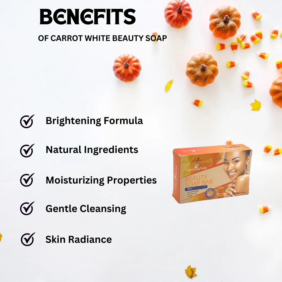 Carrot White Beauty Soap 7oz | United State - Image 2
