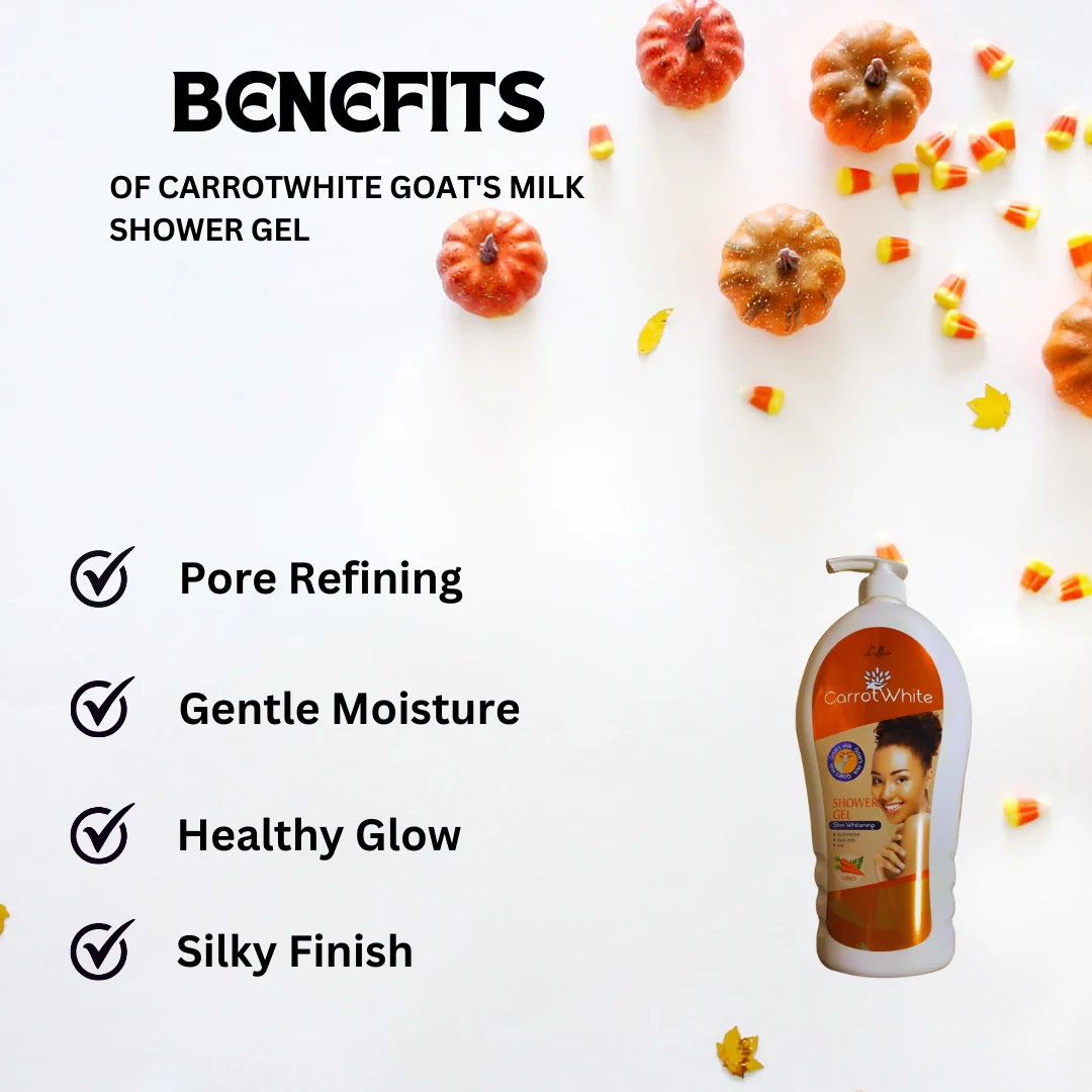 Carrotwhite Goat's Milk Shower Gel 1200ml - Image 2
