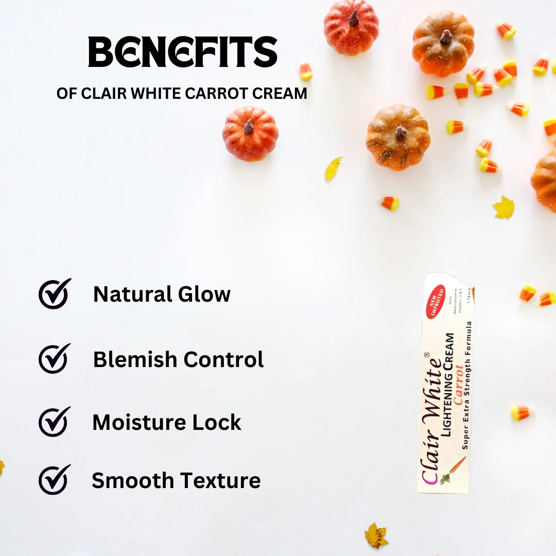 Clair White Carrot Cream 1.76 oz - Image 2