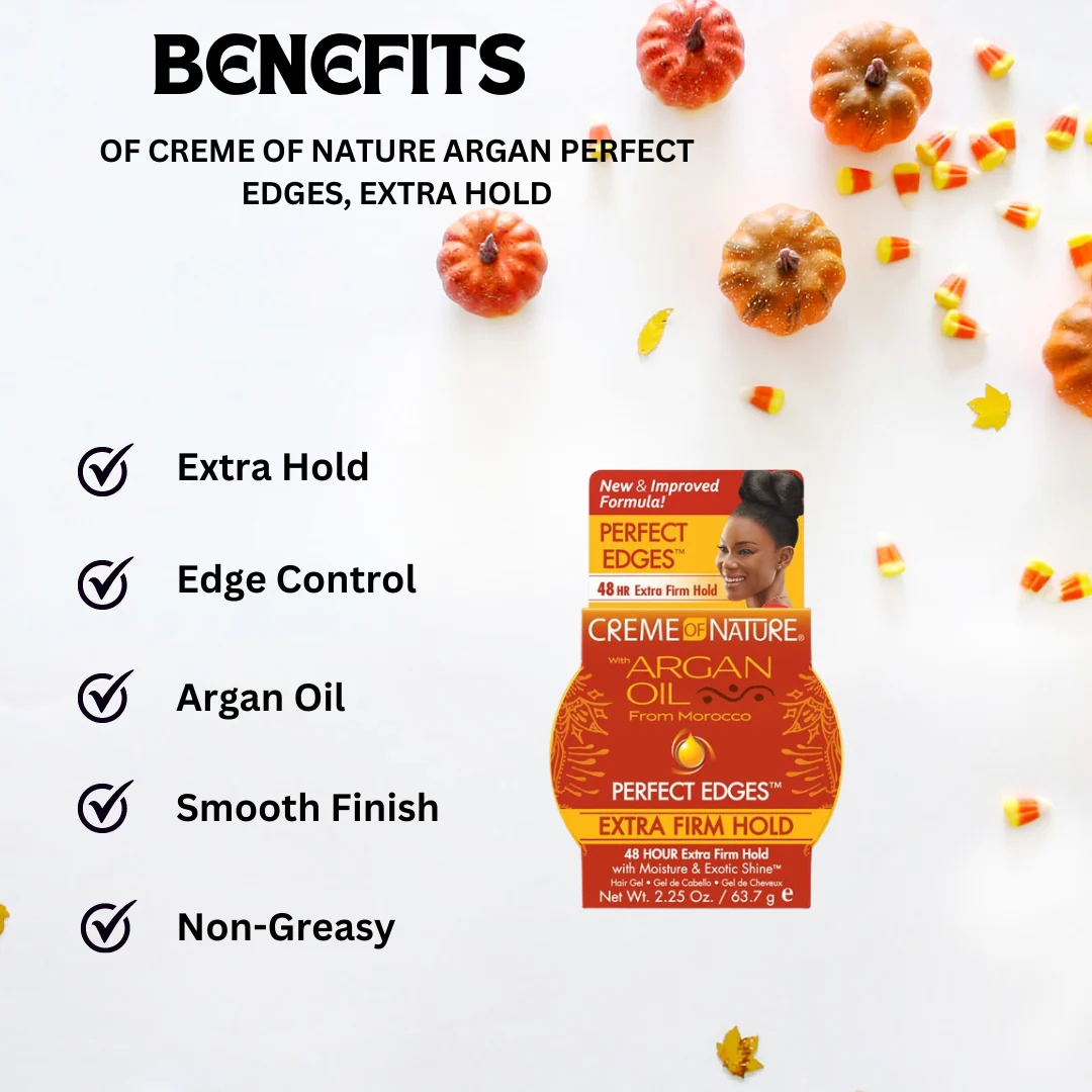 Creme Of Nature Argan Oil Perfect Edges, Extra Hold, 2.25oz - Image 3