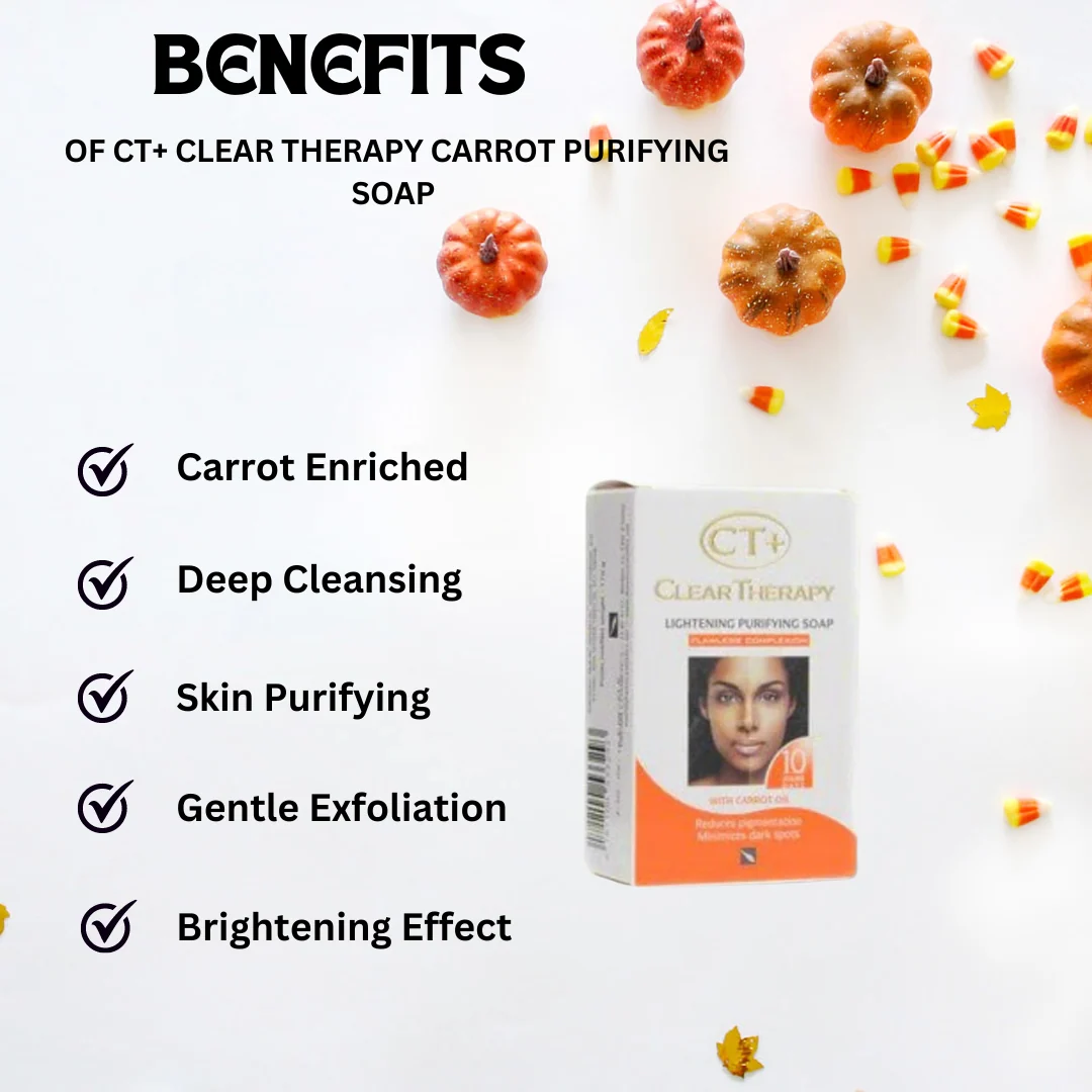 CT+ Clear Therapy Carrot Purifying Soap 5.8 oz - Image 2