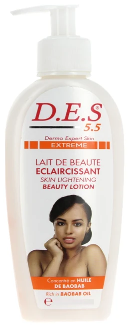 D.E.S 5.5 Extreme Skin Beauty Lotion 17oz