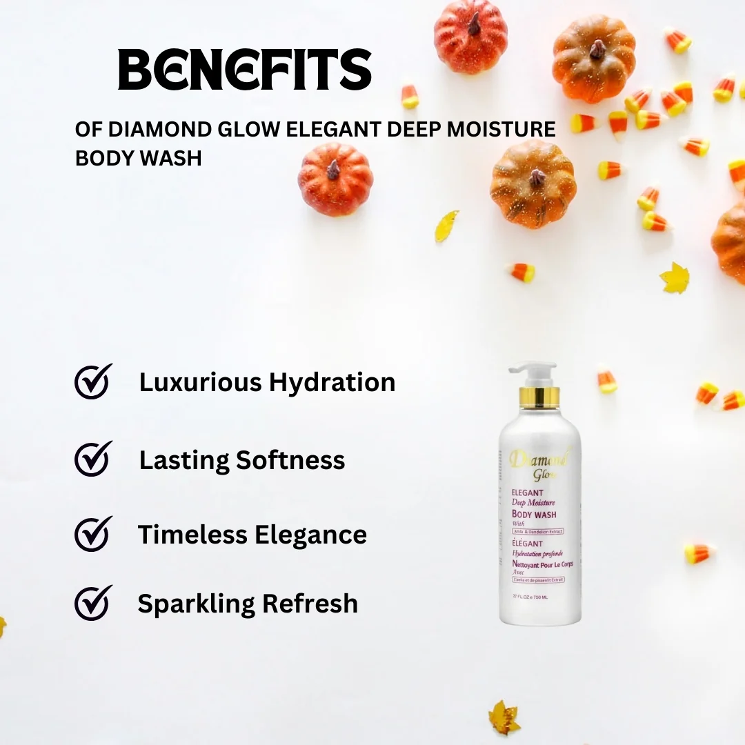 Diamond Glow Elegant Deep Moisture Body Wash 750ml | 27oz - Image 3
