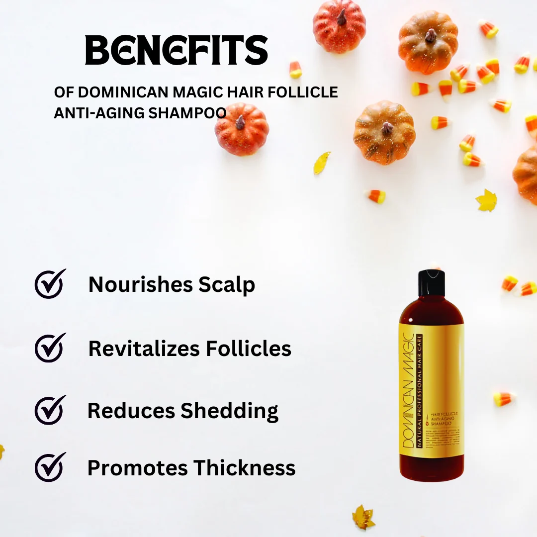 Dominican Magic Hair Follicle Anti-Aging Shampoo 15.87oz - Image 2