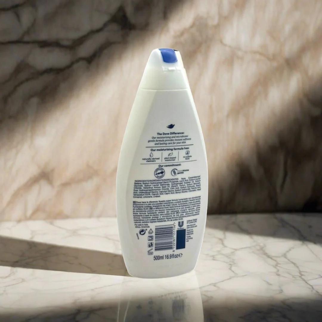 Dove Deeply Nourishing Body Wash, 16.9oz / 500 ml - Image 2