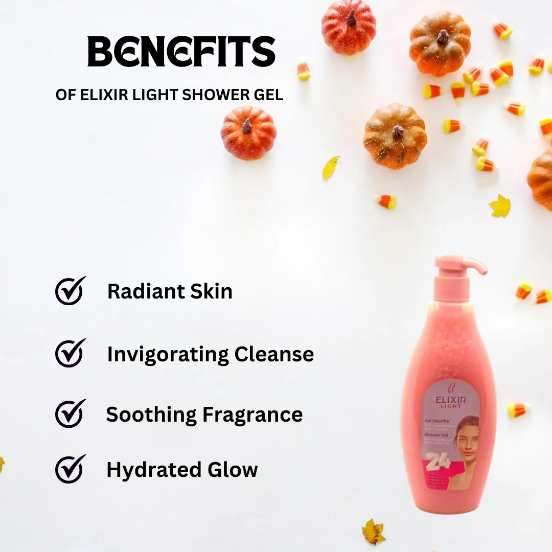 Elixir Light Shower Gel 500ml / 16.9oz - Image 3