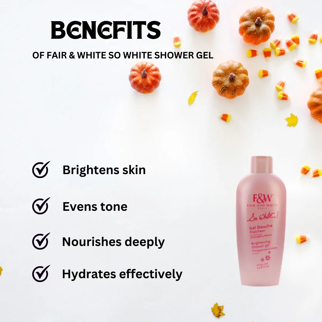 Fair & White So White Shower Gel 33.8 oz - Image 2