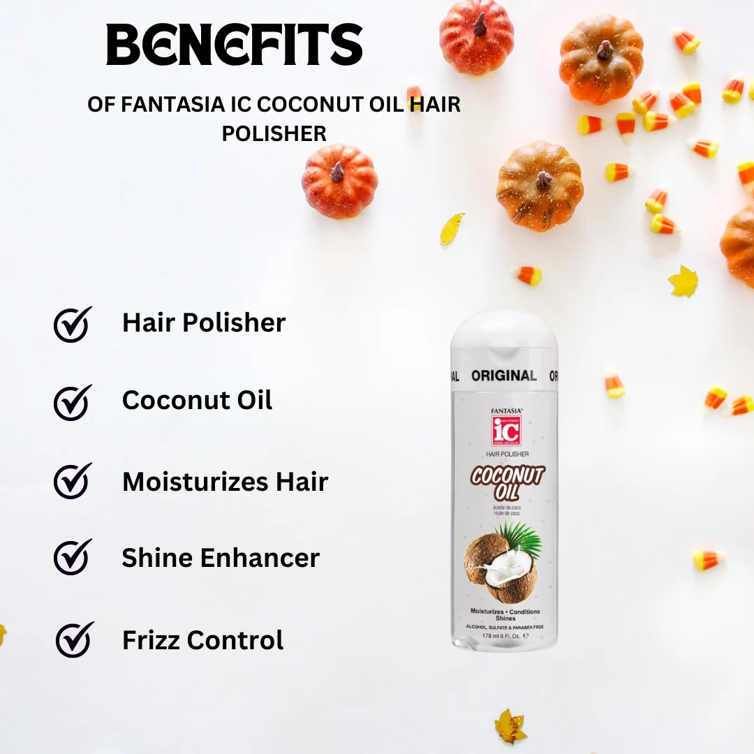 Fantasia IC Coconut Oil Hair Polisher 6 oz - Image 3