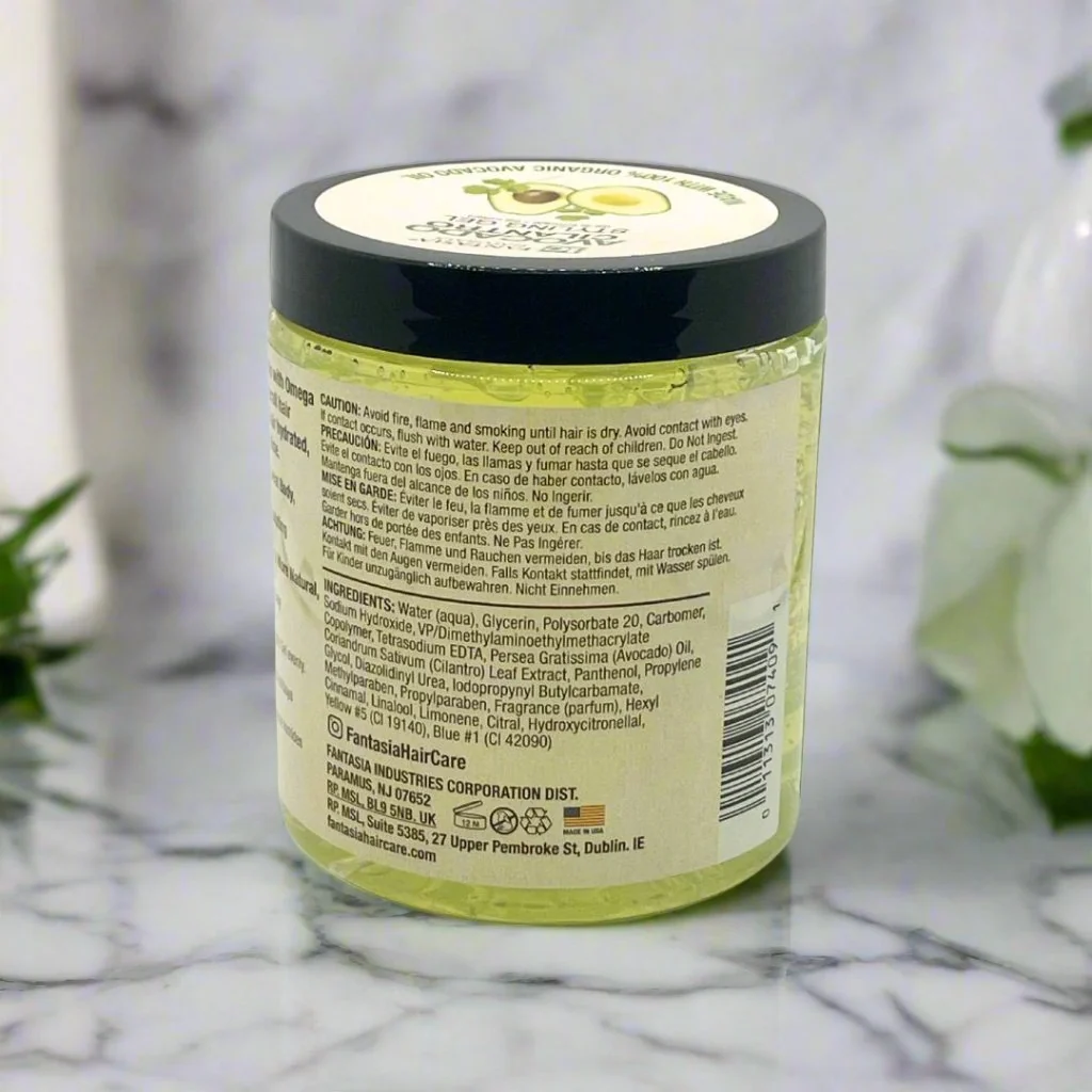 Fantasia Natural Avocado Cilantro Styling Gel 20oz - Image 4
