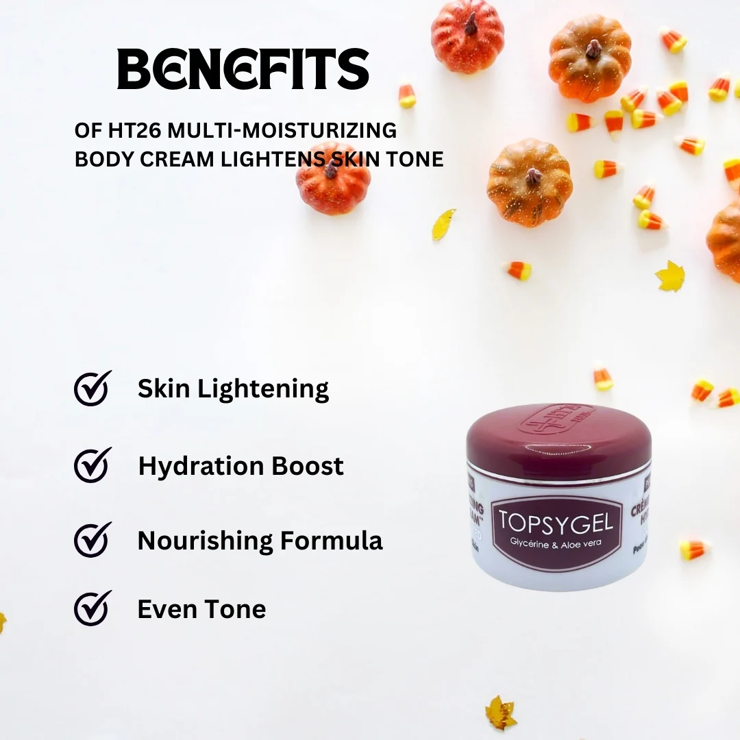 HT26 Multi-Moisturizing Body Cream Lightens Skin Tone 500ml - Image 5