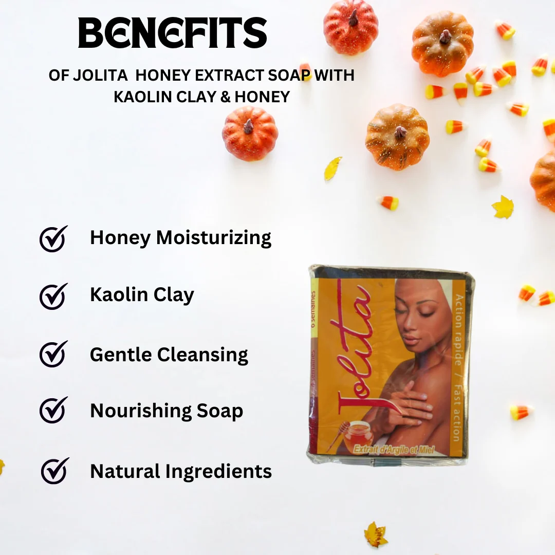 Jolita Honey Extract Soap With Kaolin Clay & Honey 1 Bar 225g - Image 2