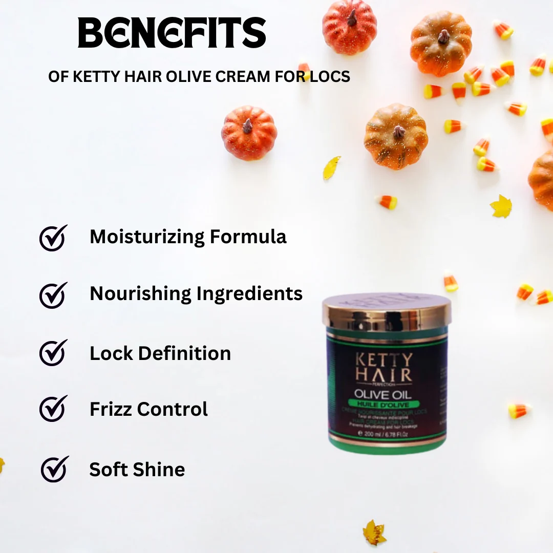 Ketty Hair Olive Oil Cream For Locs 6.78 oz - Image 2