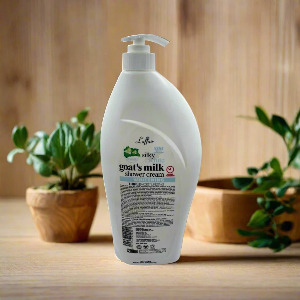 L'affair Goat Milk Shower Cream 24h Protection Jasmine 1200ml - Image 2
