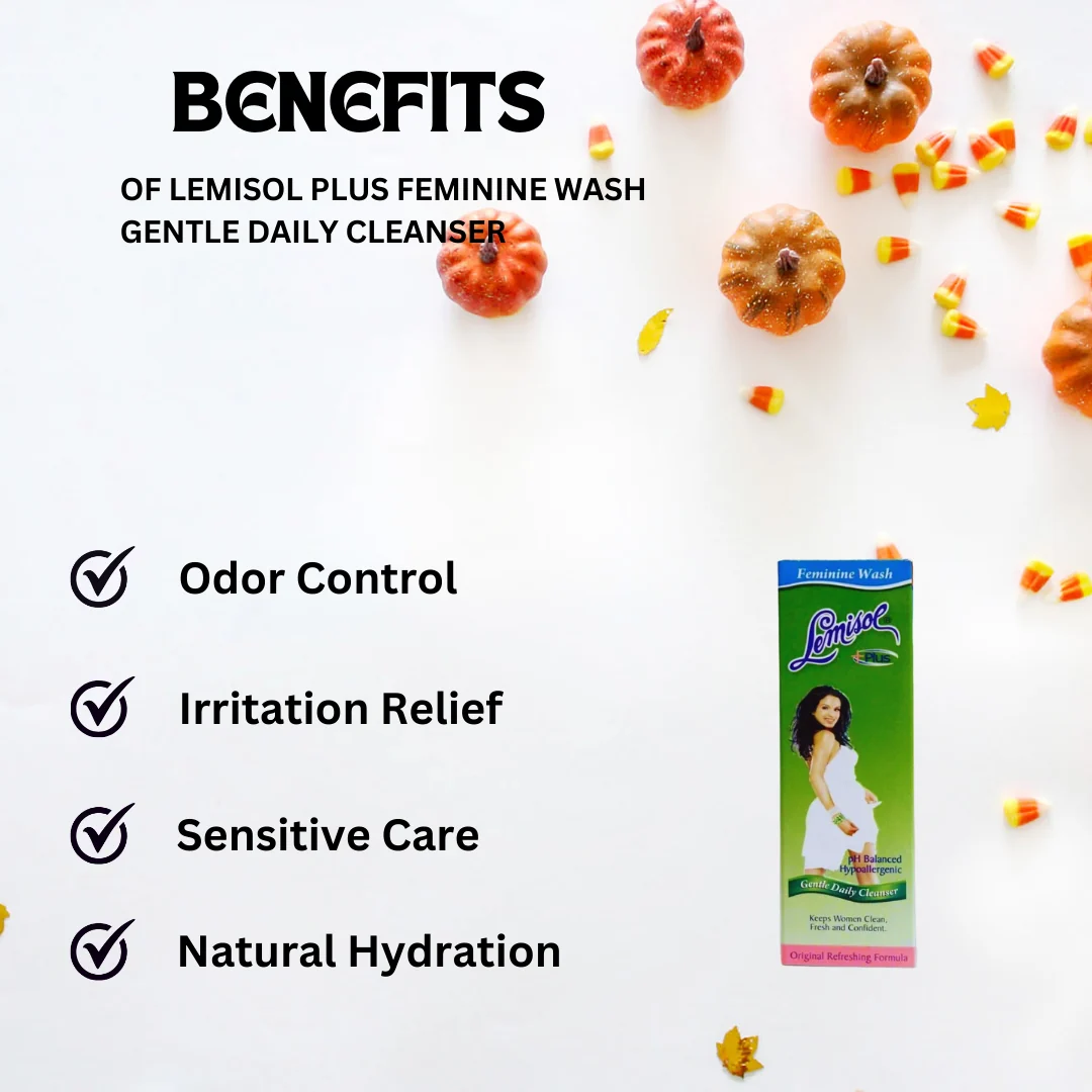 Lemisol Plus Feminine Wash Gentle Daily Cleanser 16oz - Image 2