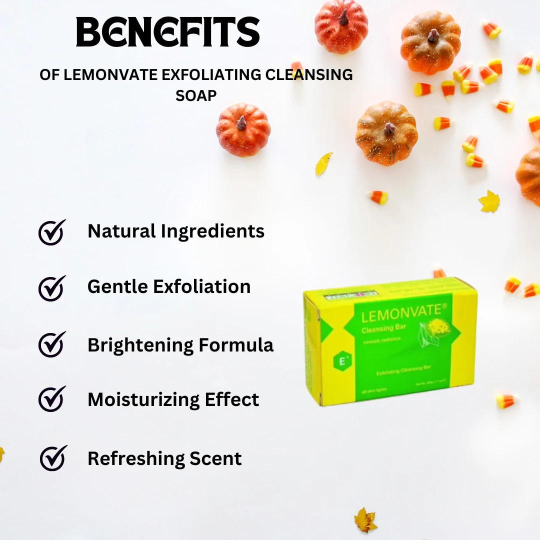Lemonvate Exfoliating Cleansing Soap 200 g - Image 2