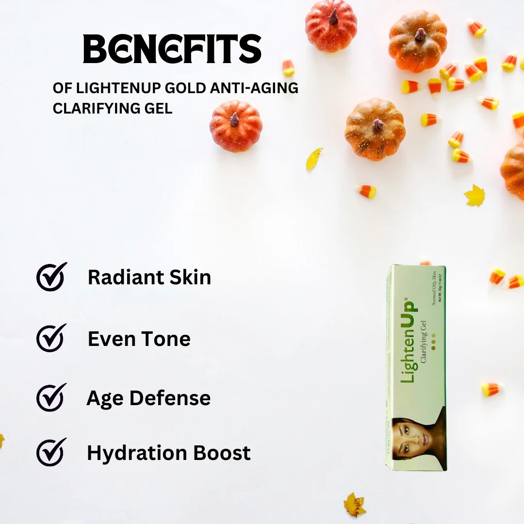 LightenUp Gold Anti-Aging Clarifying Gel 1 oz - Image 4