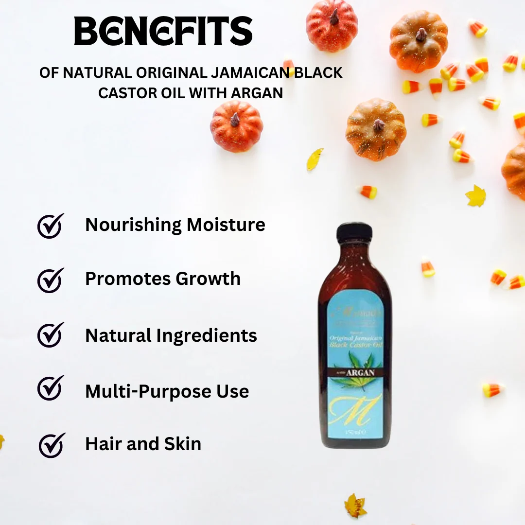 Mamado Jamaican Black Castor Oil with Argan 150 ml - Image 2