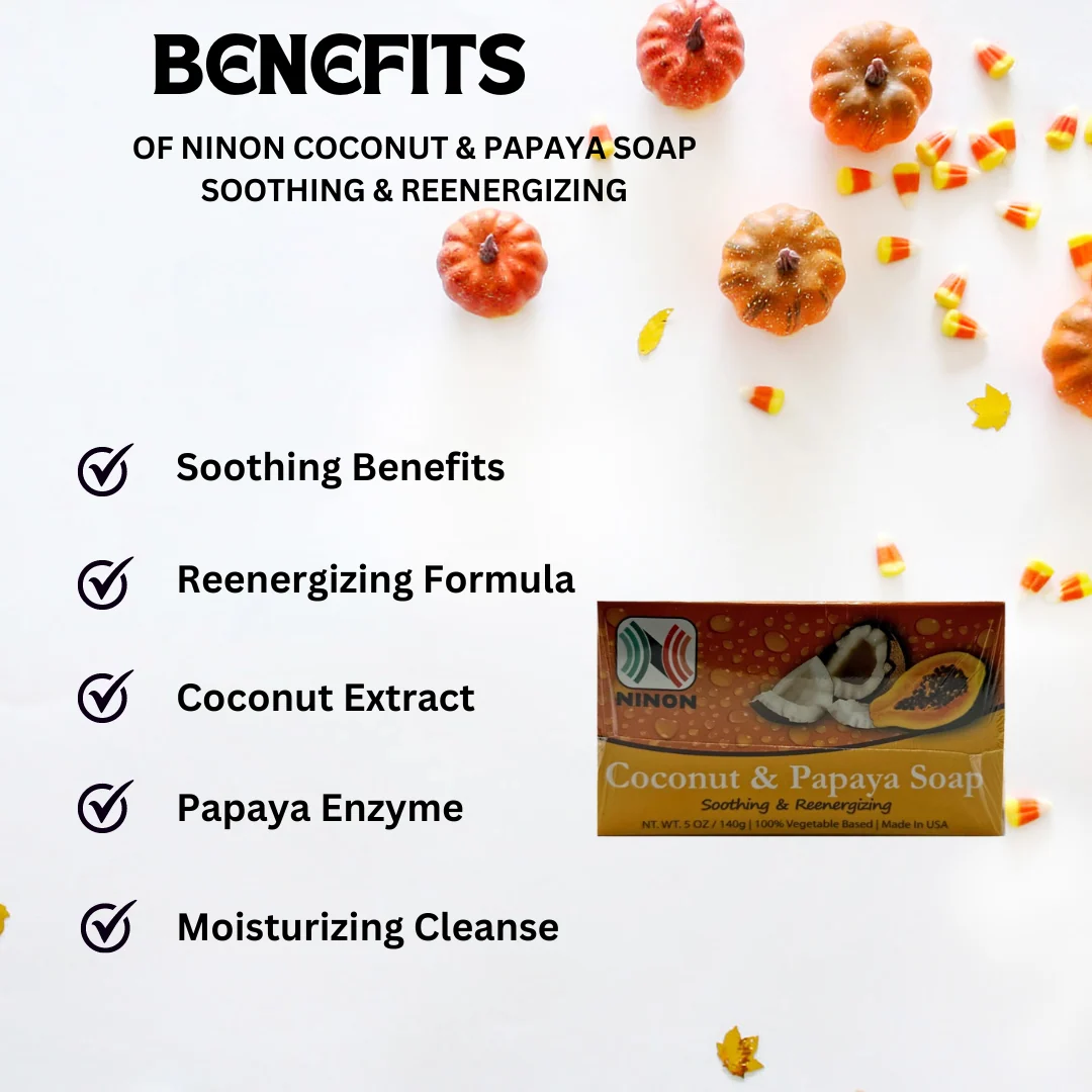 Ninon Coconut & Papaya Soap 5oz - Image 3