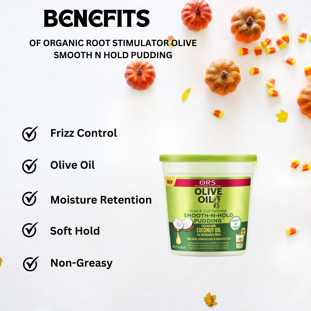Organic Root Stimulator Olive Oil Smooth N Hold Pudding 13oz - Image 2