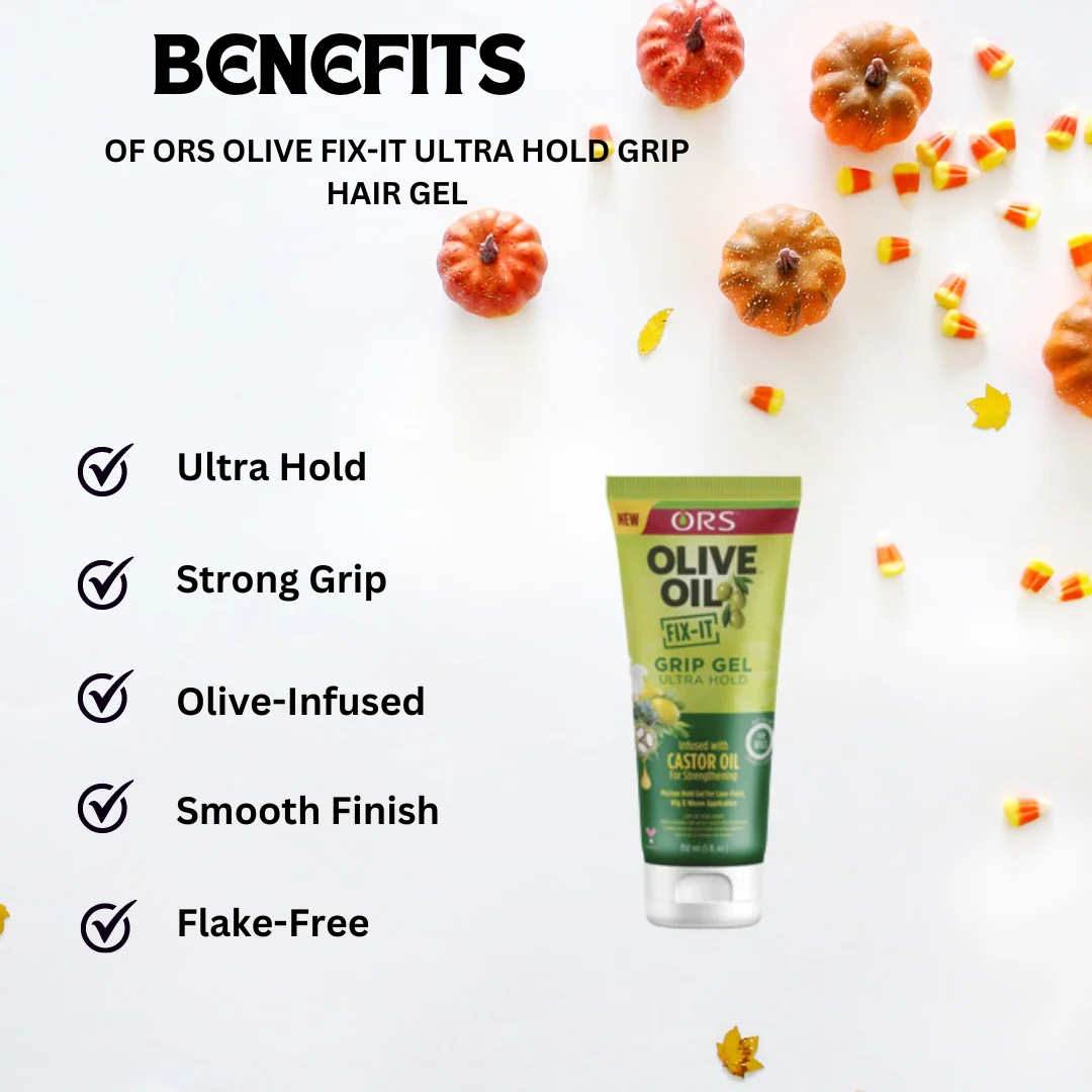 ORS Olive Oil Fix-It Ultra Hold Grip Hair Gel 5oz | USA - Image 2