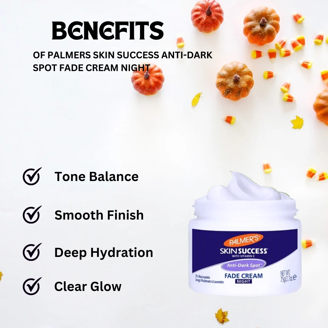 Palmers Skin Success Anti-dark Spot Fade Cream Night 75g | 2.7oz - Image 4
