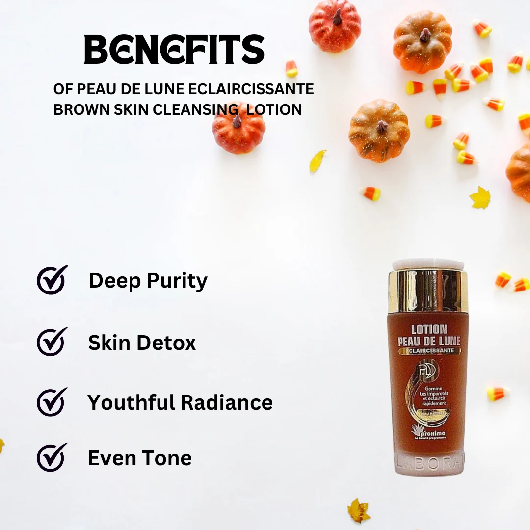 Peau De Lune Eclaircissante Brown Skin Cleansing Lotion 100 ml - Image 2