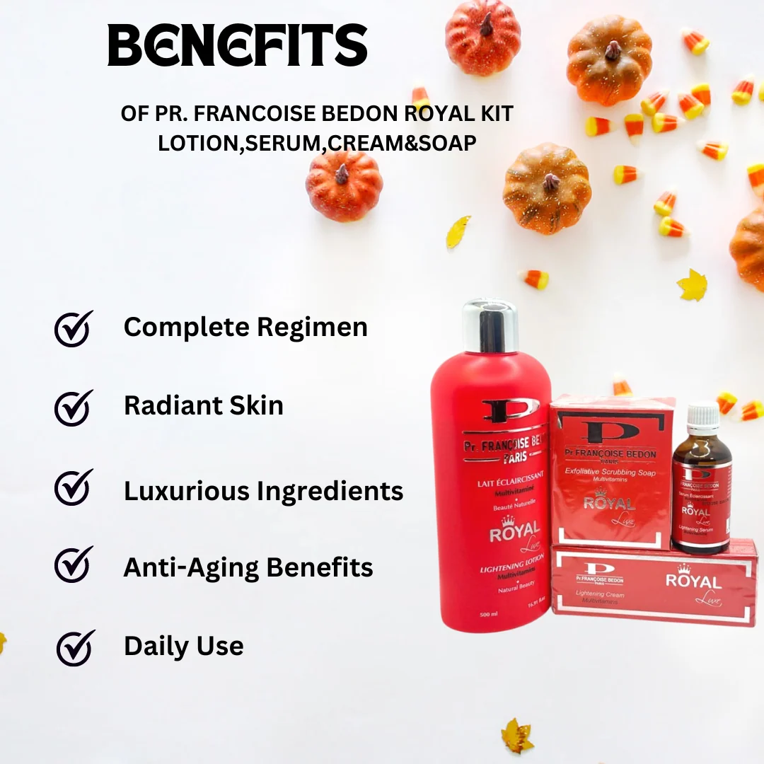 Pr. Francoise Bedon Royal  Kit Lotion,Serum,Cream&Soap - Image 2