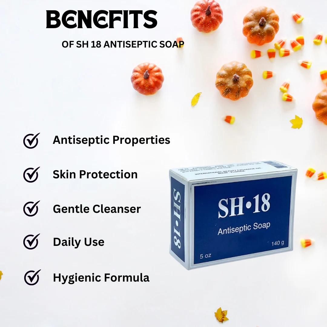 SH 18 Antiseptic Soap 140g - Image 3