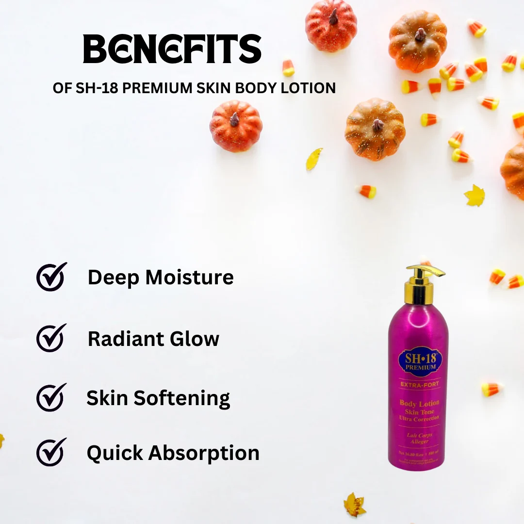 SH-18 Premium Skin Body Lotion 500ml - Image 3