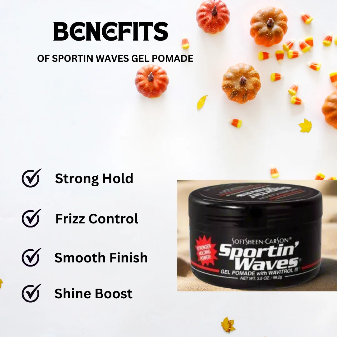 Sportin Waves Gel Pomade 3.5oz - Image 4