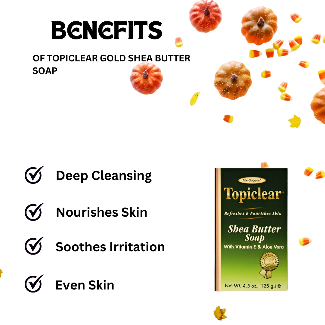 Topiclear Gold Shea Butter Soap 4.5 oz - Image 2