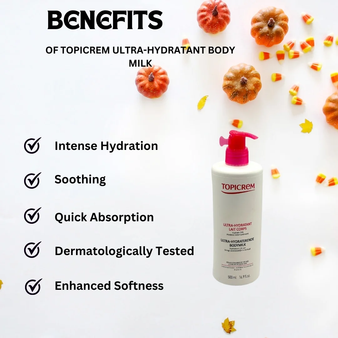 Topicrem Ultra-Hydratant Body Milk 16.9 oz - Image 4