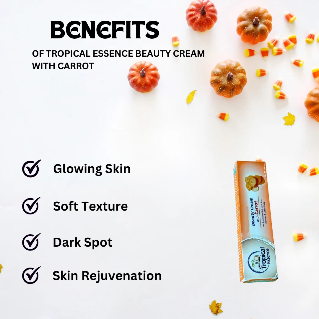 Tropical Essence Beauty Cream with Carrot 1.76 oz - Image 3