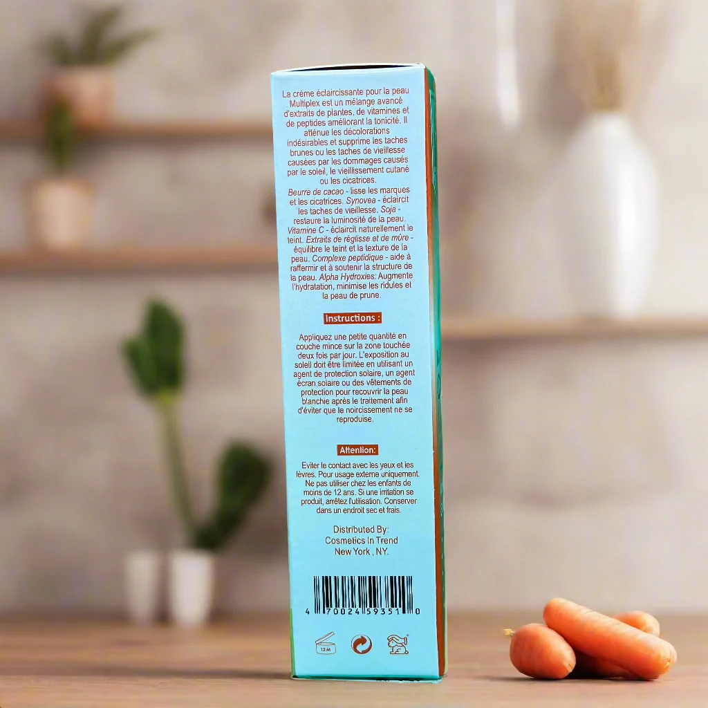 Zeenat Carrot Multiplex Cream 50 ml/1.7 oz - Image 3