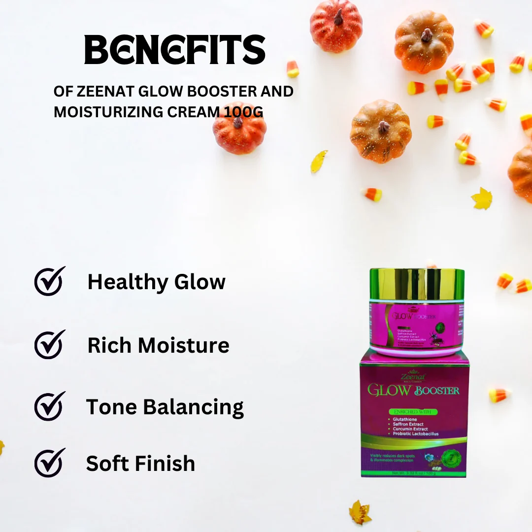 Zeenat Glow Booster And Moisturizing Cream 100g - Image 5
