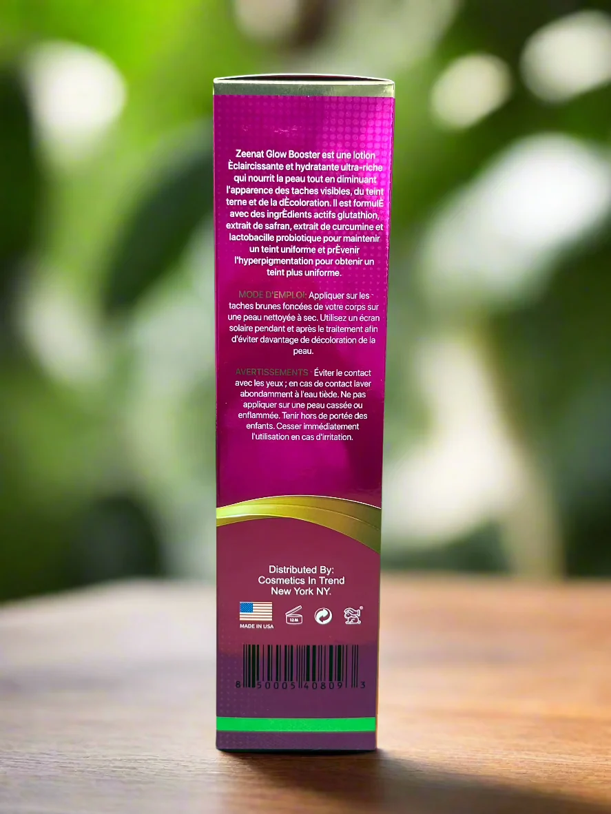 Zeenat Glow Booster And Hydrating Lotion 500ml - Image 3